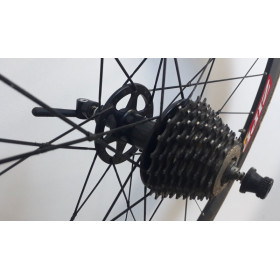 Zipp tubular carbon wheels 9 speed