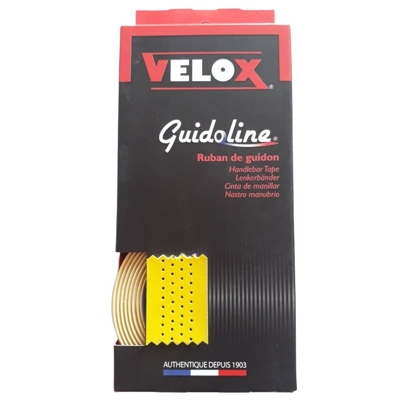Bar tape Velox soft grip yellow for road bike, 30
