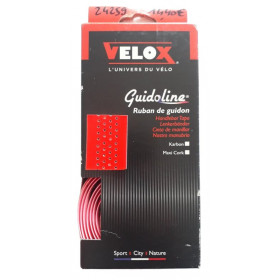 Handlebar tape Velox fluo red for road bike