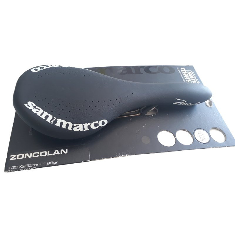 Selle San Marco ERA Core Zone – Noire – 135x275mm – Rails 7mm – Poids 298g