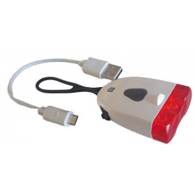 Powerful UNION bicycle rear light red