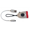 Powerful UNION bicycle rear light usb