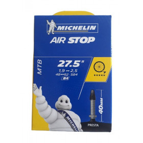 27,5 inner tube Michelin Airstop B4 1.9 / 2.50 Presta 40 mm