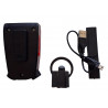 Kit eclairage velo Atoo 5 leds rouge 2 fonctions USB