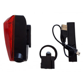 Atoo bicycle rear lighting kit 5 leds 2 functions USB