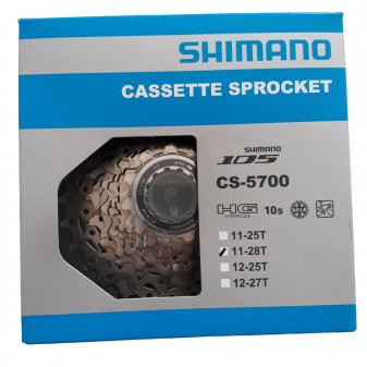 Shimano 105 CS-5700 cassette 10s 11-28