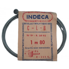 Câble de frein vélo ancien Indéca C-L-B 1m80