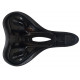 Wide bike saddle San Marco Trekking open-fit Bioaktiv gel black