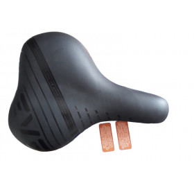 Ultra comfortable bike saddle Monte Grappa Nevea black