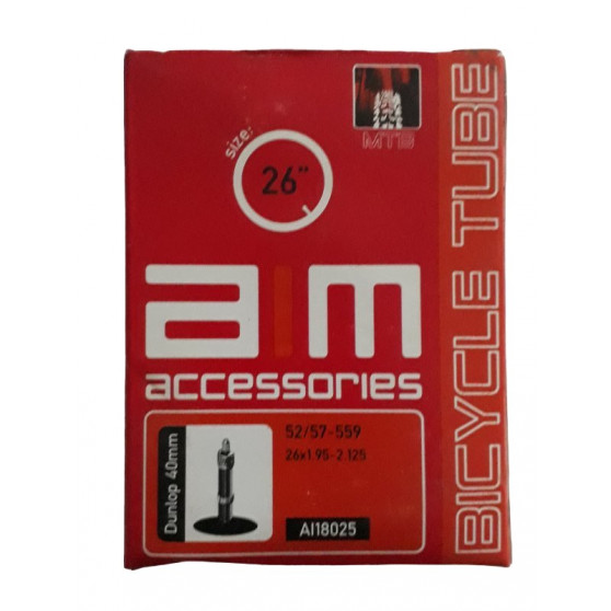 MTB inner tube 26 inches dunlop AIM
