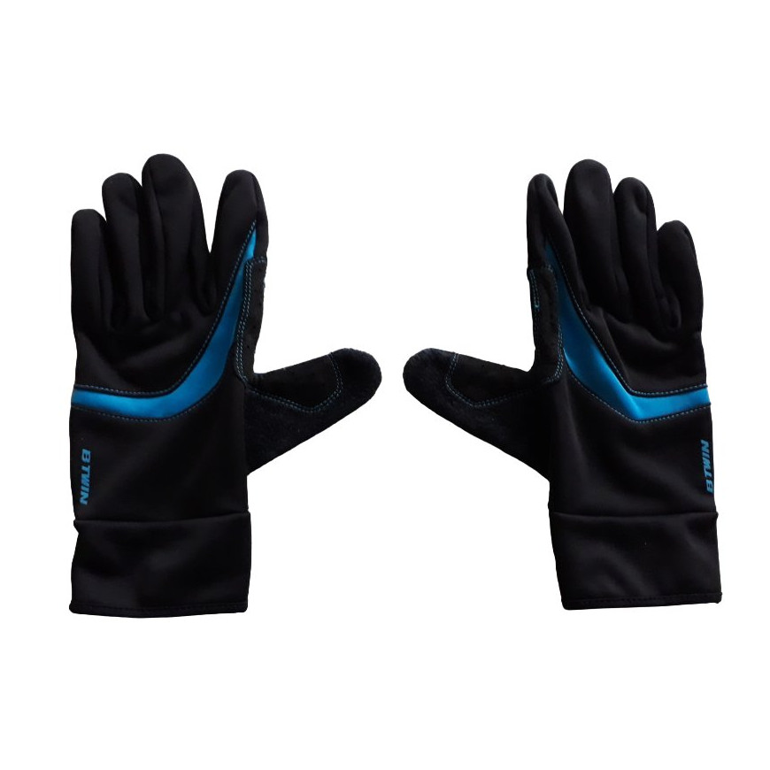 Long cycling gloves Btwin Stratermic size L