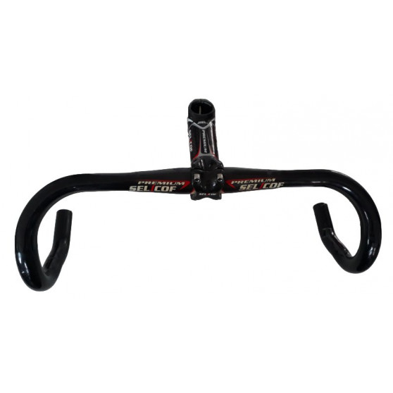 Stem Ergonomic road handlebar Selcof Premium 100 mm