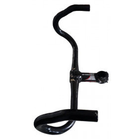 Potence et cintre ergonomique Selcof Premium 100 mm pour vélo de route