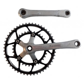 Crankset double chainrings Stronglight Zephyr 172.5 mm