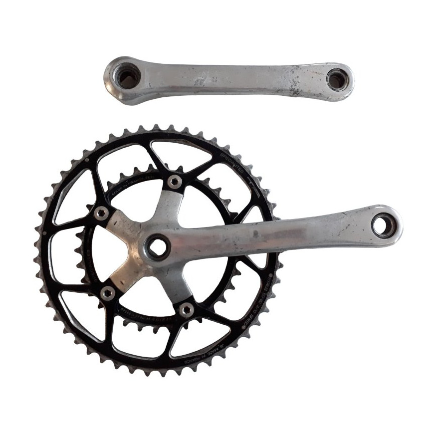 Pédalier Double T.A Specialites 170 Mm 42/52 Dents - Made In France - Occasion