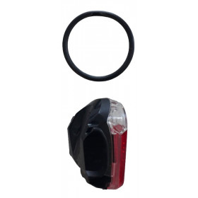 1 red led rear bike light
