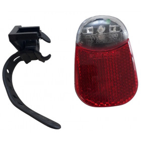 3 red leds rear bike light