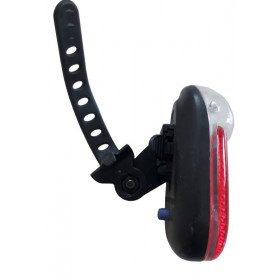 3 leds rear bike light universal