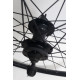 Roue Gravel, VTC, ville, fixie avant Dynamic noire