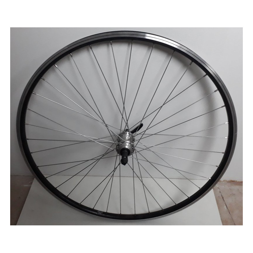 Hybrid or city bike rear wheel Velox ER10 black 700