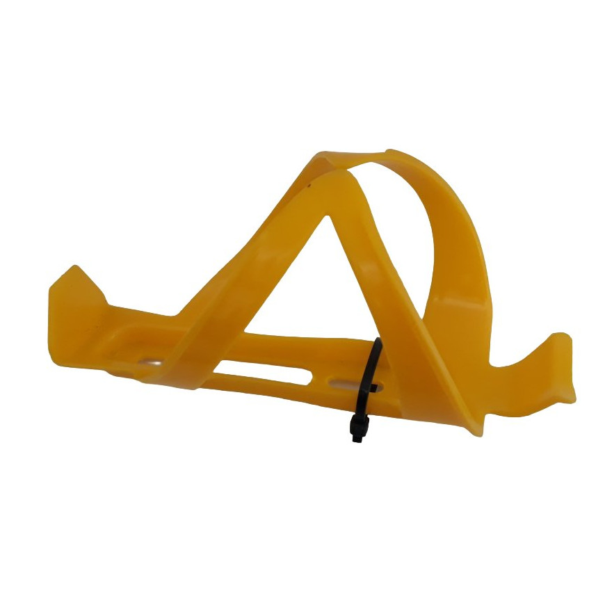 Bicycle bottle cage yellow