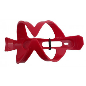 Bicycle bottle cage red
