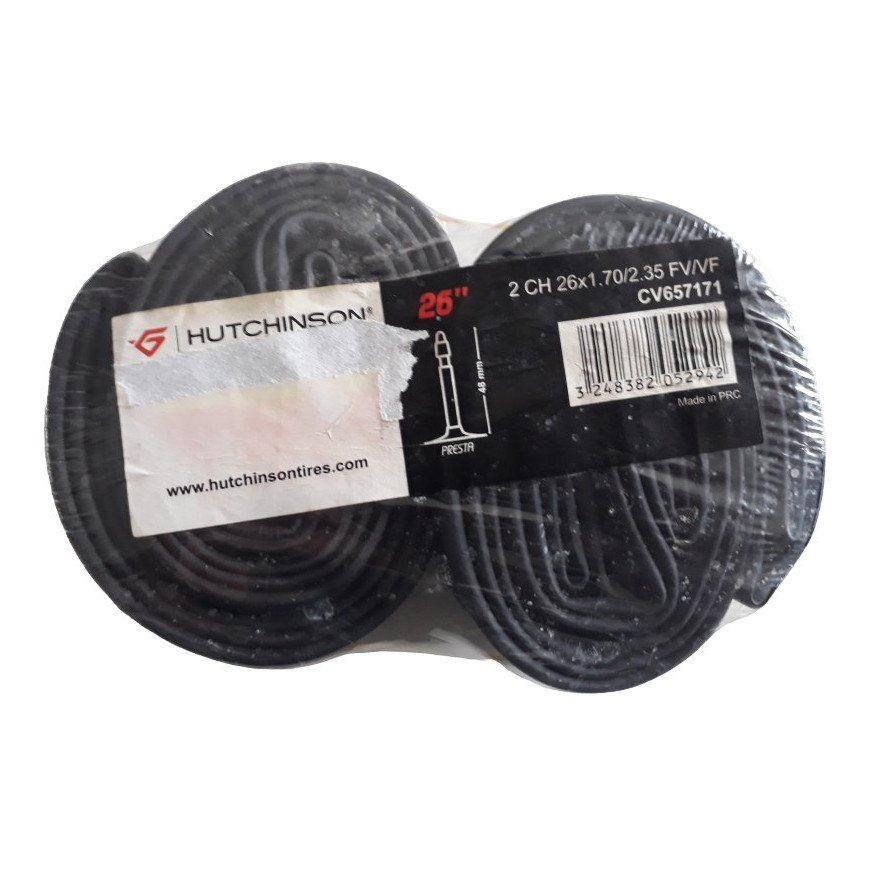 Set of 2 26-inch MTB inner tubes hutchinson presta