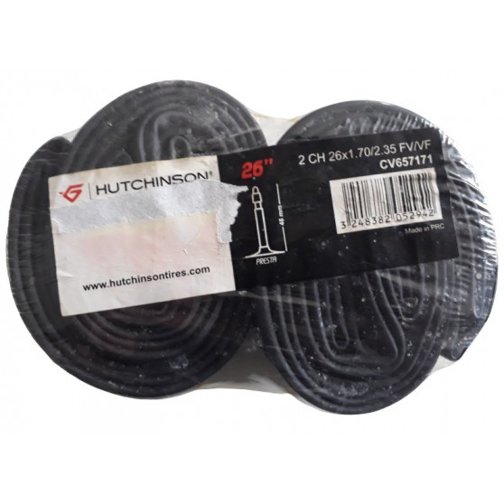 Set of 2 26-inch MTB inner tubes hutchinson presta