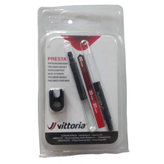 Presta valve extensions Vittoria 30 mm