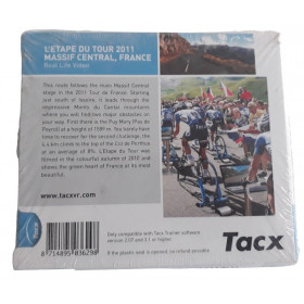 DVD Tacx home trainer l'etape du tour massif central T1956 cleared