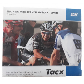 DVD velo Tacx home trainer entrainement Saxo Bank Espagne T1957