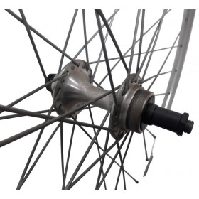 Bicycle rear wheel 650 Rigida Nova for screwed freewheel