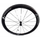 Carbon front wheel Bontrager Aura 5 tire for road bike
