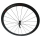 Roue avant carbone velo route Novatec Xperti W1 boyau