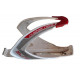 Elite bottle cage customer race white and red for bike