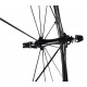 Roue avant artisanale carbone route max wheel flat carbon 20 mm