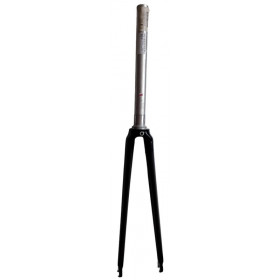 Carbon fork for road bike aluminium tube