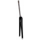 Carbon fork black for road bike aluminium steerer