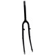 Gravel rigid fork 28 inches black