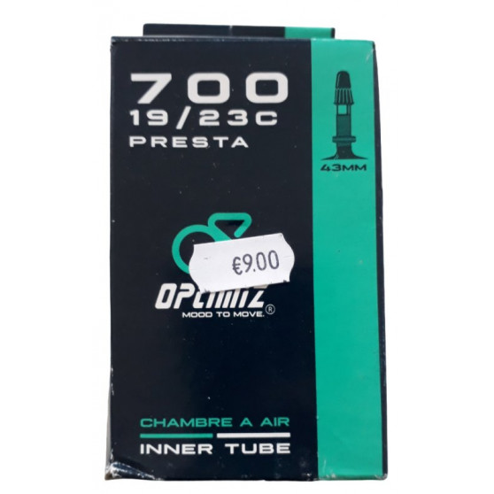 Inner tube Optimiz - 700X19 to 23C presta 43 mm