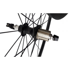 Carbon road wheelset Novatec X-perti W1 tubular 10s campagnolo