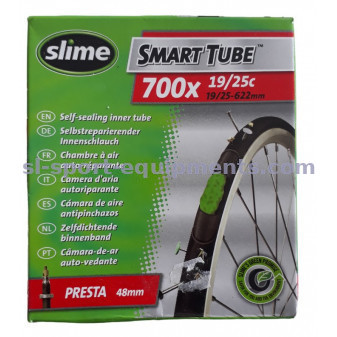 Slime Smart tube anti-puncture road bike inner tube 700x19 25c