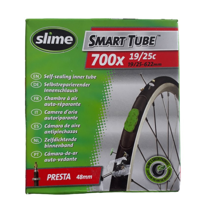 Chambre à air anti crevaison Slime Smart tube 700x19 25c