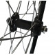 Gravel and road bike wheels Bontrager TLR alu balls bearings