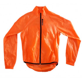 Biotex cycling windproof jacket size M orange