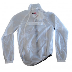 Coupe vent velo Biotex taille M couleur blanc