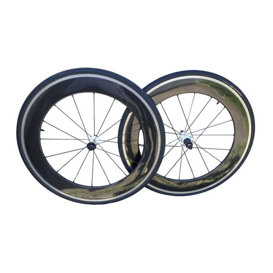 Roues Fulcrum carbone 80 mm