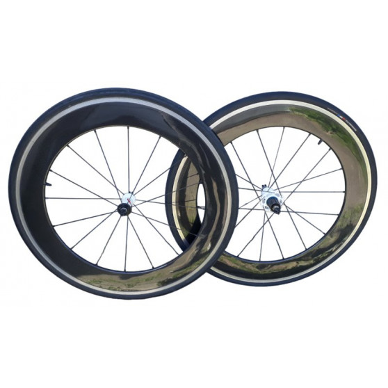 Roues Fulcrum carbone 80 mm