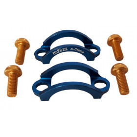 Avid Elixir brake clamps A2Z blue anodized