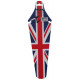 Rear saddle mudguard Velox english flag
